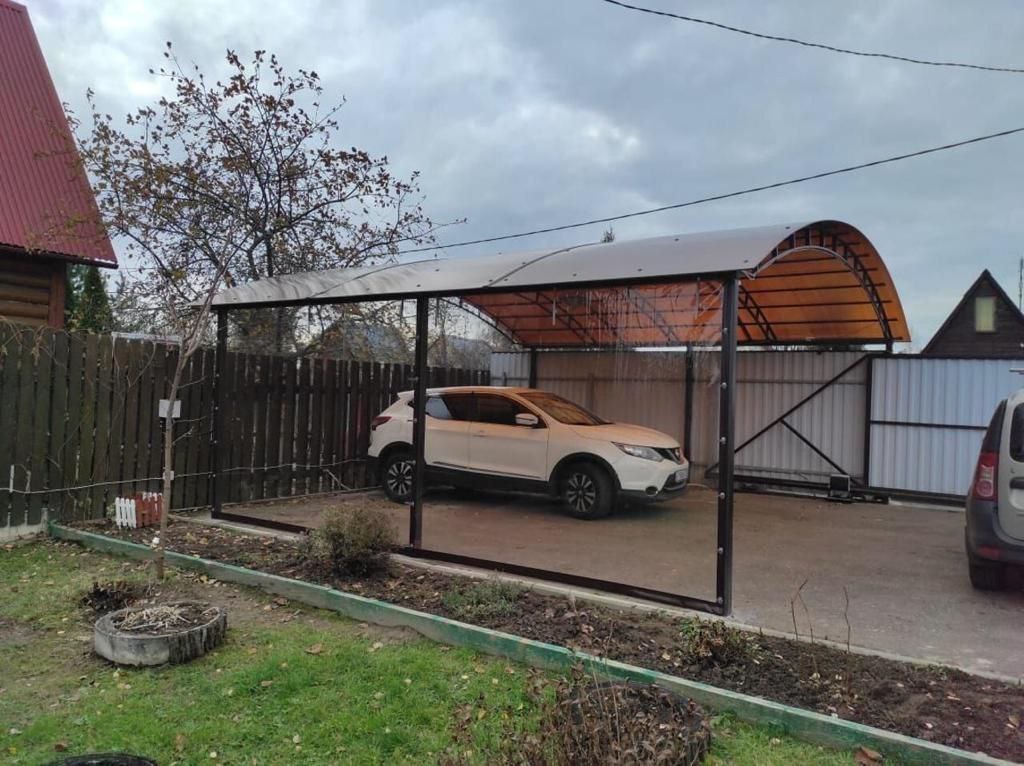 Прозрачные шторы ПВХ для навеса под автомобиль в Новомичуринске